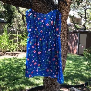 Mimi chica Floral strapless dress